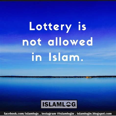 i won the lottery islam|Ruling on entering draws and lotteries .